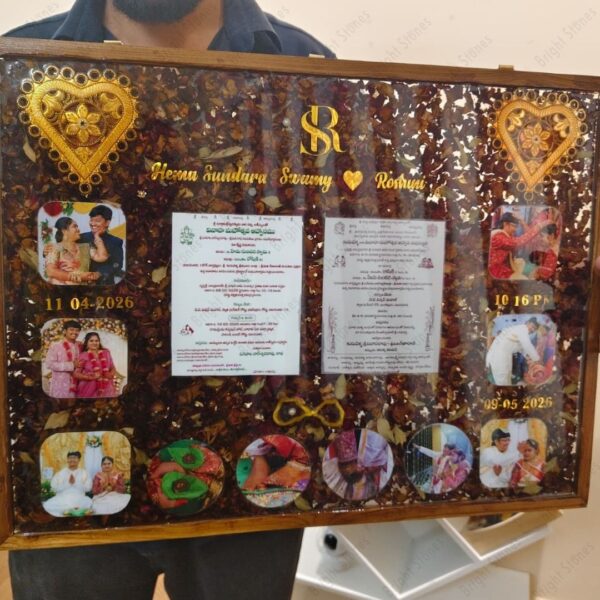 Floral Wooden Frame